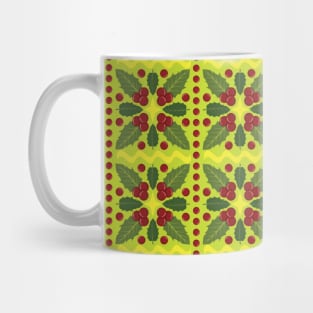 Holly Berry Pattern Mug